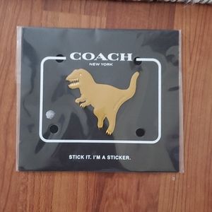 Coach dinosaur sticker